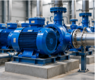 Industrial electric motors and pumping equipment
