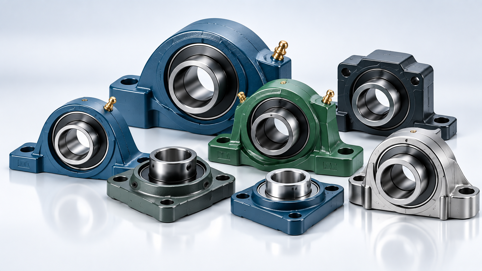 Pillow block and flange bearing units supplied by BEARVEX