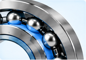 Industrial bearing and measurement illustration for dimensions and internal clearance