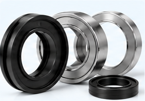 Sealed industrial bearing illustrating bearing sealing and protection options