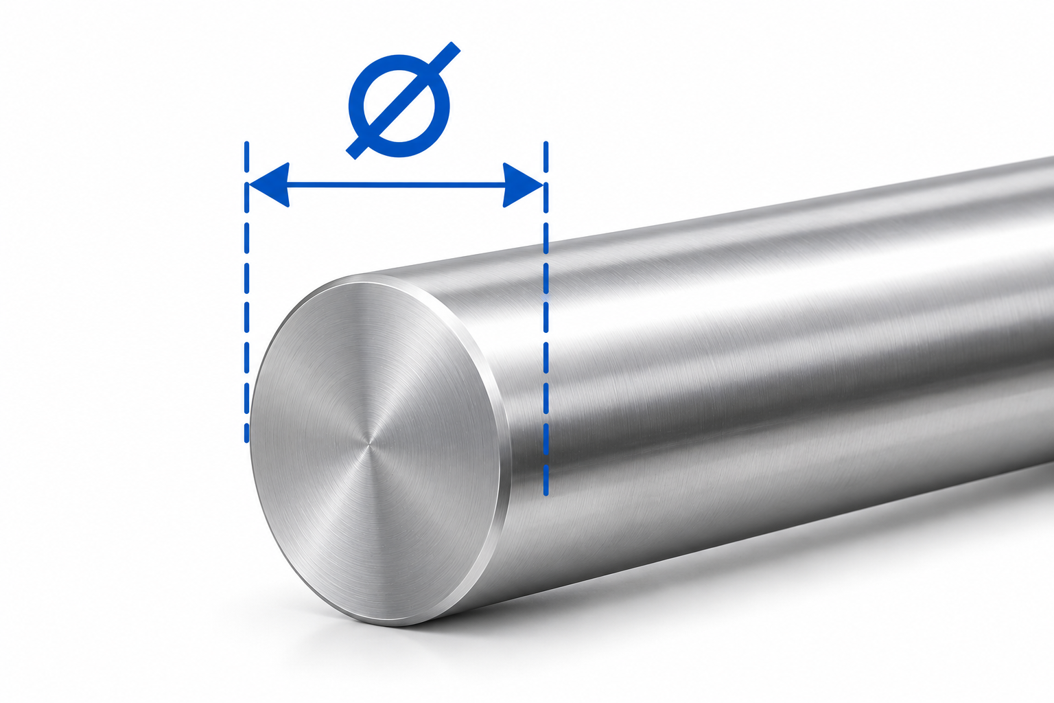 Technical diagram illustrating shaft diameter for a mounted bearing unit