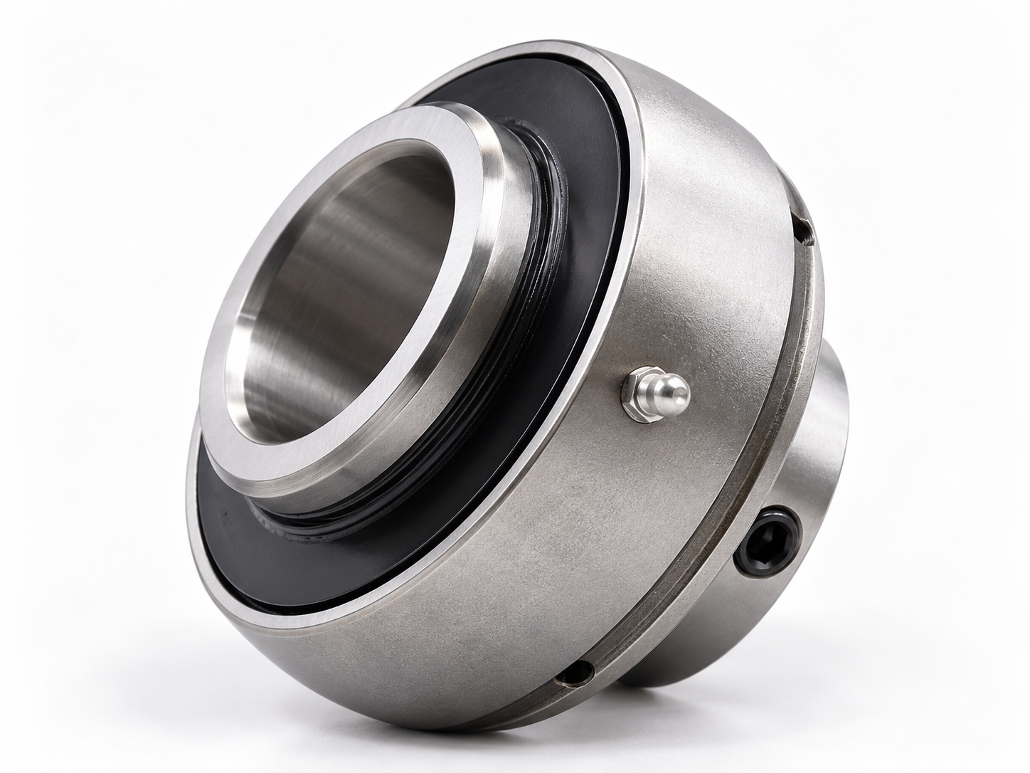 Insert bearing with extended inner ring for mounted bearing units
